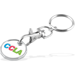 Trolley Coin Keychain Soft Enamel(up to 4 cols-1 side)